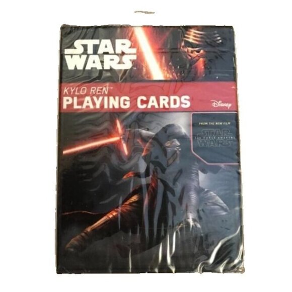 Star Wars Kylo Ren Playing Cards Disney The Force Awakens Collectible Deck New - Picture 1 of 4